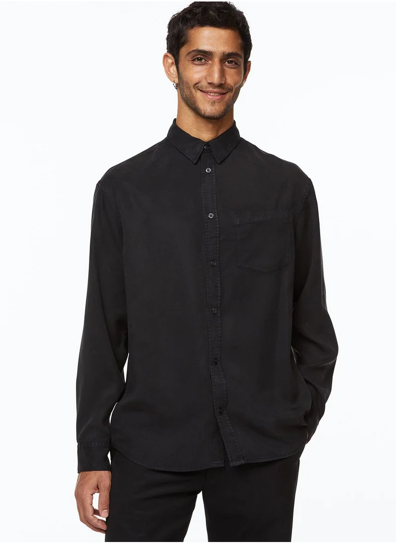 اتش اند ام Essential Relaxed Fit Shirt