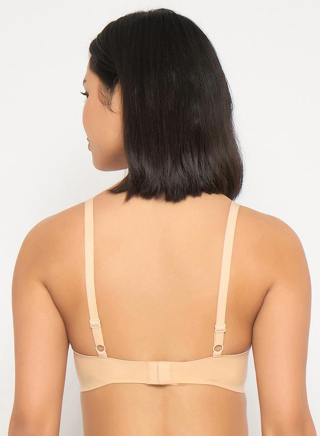 Clovia Pack of 2 - Solid Padded Non-Wired Full Coverage Seamless Bra - Image 2