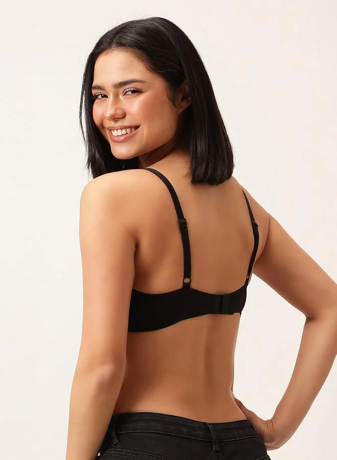 Clovia Clovia Pack of 2 - Solid Padded Non-Wired Full Coverage Seamless Bra