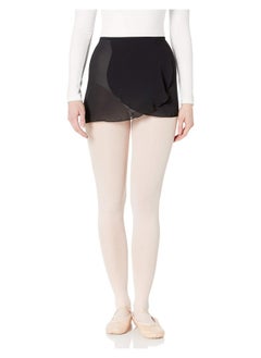Bloch Bloch Dance Women's Vera Georgette Ballet Wrap Skirt, Black, One Size  - Image 1