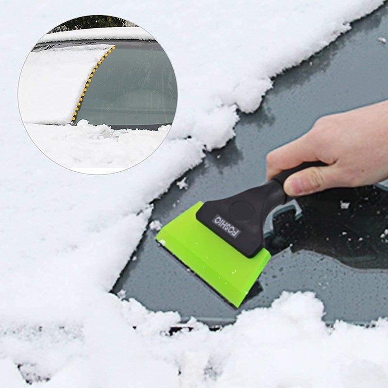 FOSHIO Small Squeegee with 5 Inch Green Rubber Blade Mini Wiper Window Tinting Tools for Mirror Glass Window Cleaner with Non-Slip Handle - Image 5