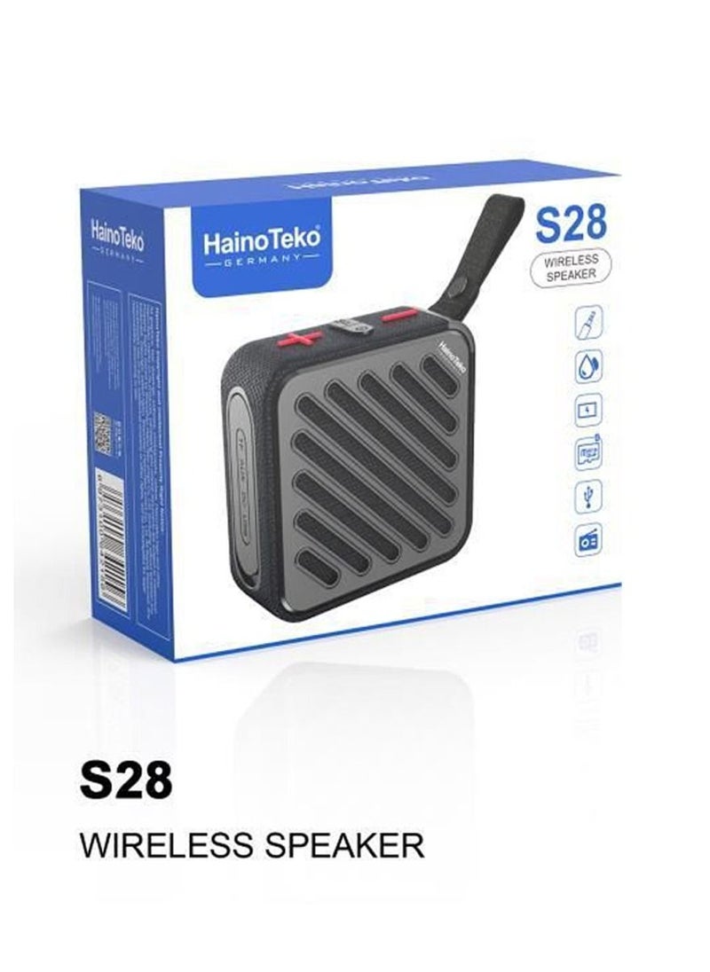 Haino Teko Haino Teko Germany S28 Wireless Bluetooth portable mini Speaker Red  - Image 3