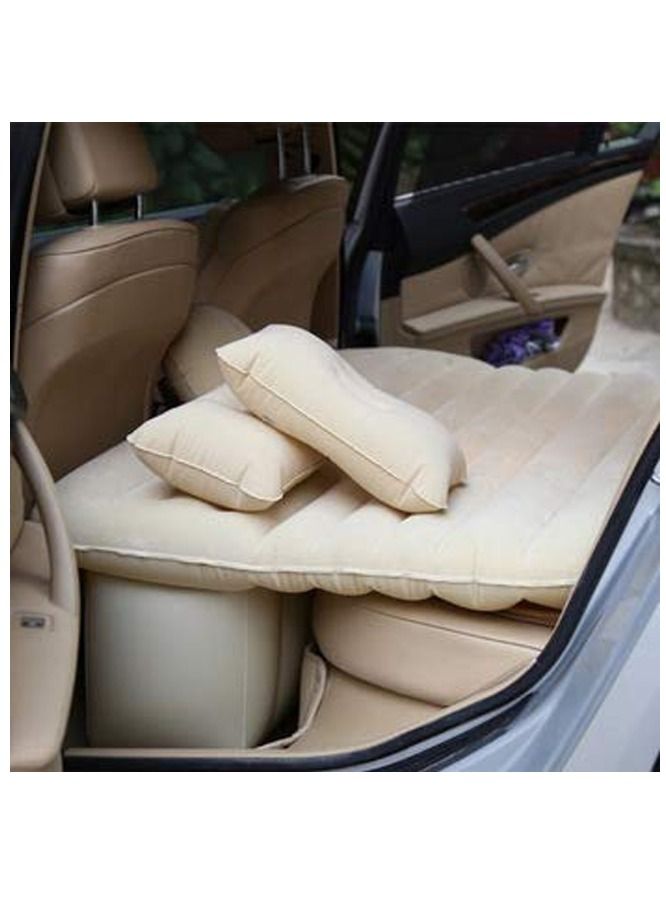 Multi Purpose Inflatable Car Air Bed Mattress for SUV MPV and Car Portable Travel Sleeping Bed with Pump Durable and Comfortable for Camping Road Trips and Outdoor Adventures - Image 1