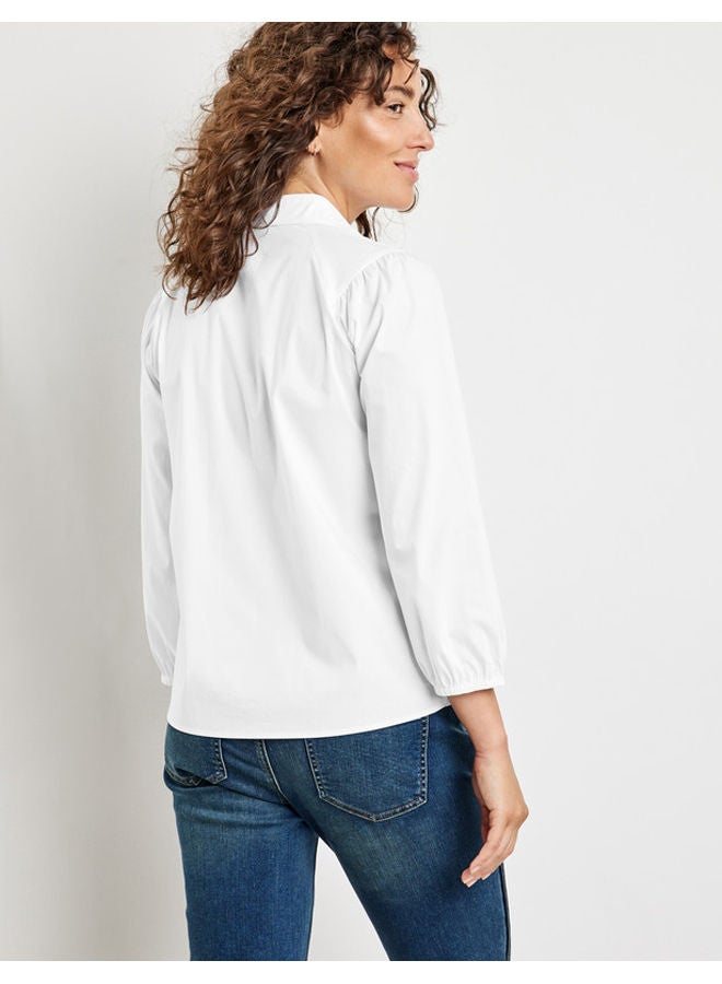 GERRY WEBER بلوزة بأكمام منفوخة بطول 3/4  - Image 4