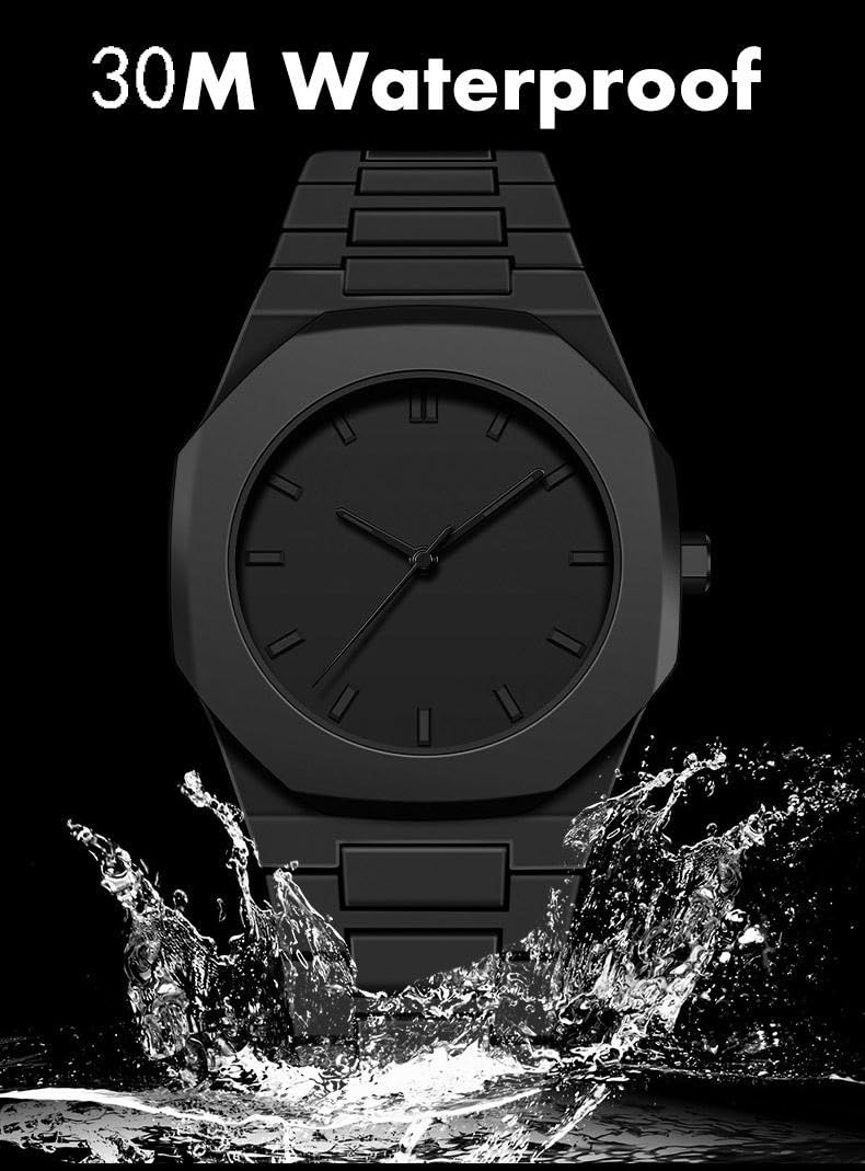 CERO Polycarbonate Build, Sleek Analog Dial, Lightweight & Modern Timepiece Trendy Men's Watch (Grey) - Image 4