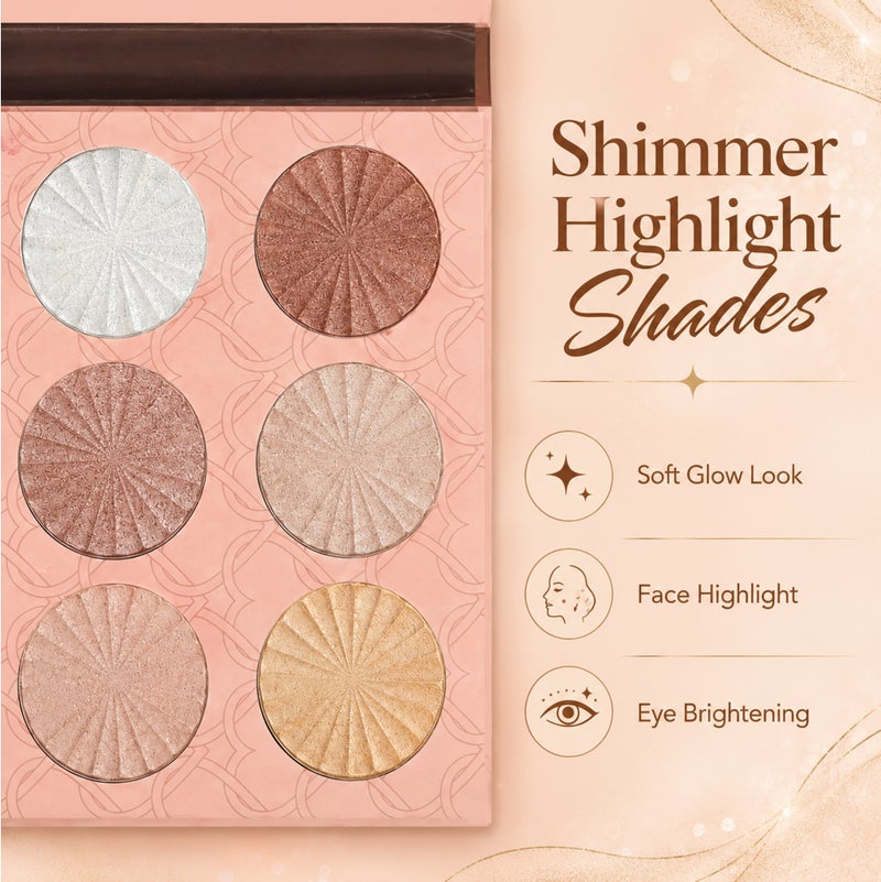 Me Now Eyebrow Powder Makeup Palette Set All-in-One Eye Face Cosmetic Kit with Eyeshadow Highlighter Pressed Powder Shades, Multi Color Brow Makeup Palette Brand: O'CHEAL - Image 5