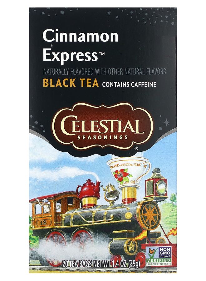 Black Tea Cinnamon Express 20 Tea Bags 1.4 oz (39 g)