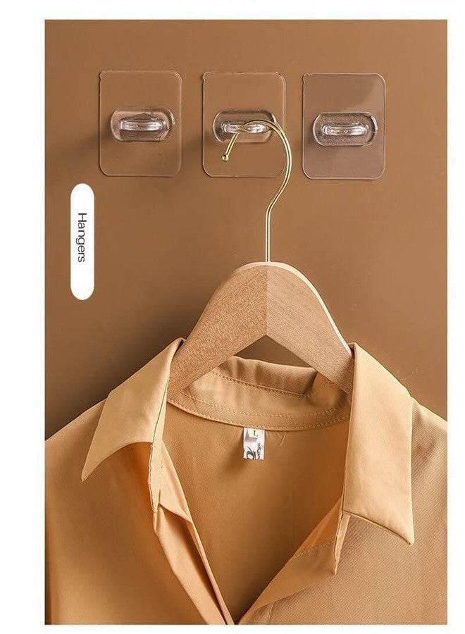 Foscadit Cabinet Bathroom Storage Rack Round Sticker, Ring Hook Multi-Functional Adhesive Hook Sticker, Bathroom Hanging Self-Adhesive Magic No Punching Hook Shampoo Holder (Pack of 10) - Image 5
