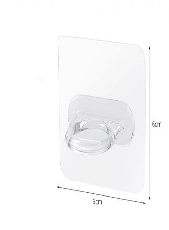 Foscadit Cabinet Bathroom Storage Rack Round Sticker, Ring Hook Multi-Functional Adhesive Hook Sticker, Bathroom Hanging Self-Adhesive Magic No Punching Hook Shampoo Holder (Pack of 10) - Image 2