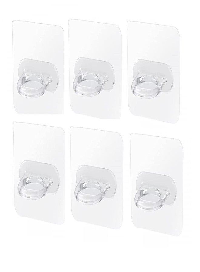 Foscadit Cabinet Bathroom Storage Rack Round Sticker, Ring Hook Multi-Functional Adhesive Hook Sticker, Bathroom Hanging Self-Adhesive Magic No Punching Hook Shampoo Holder (Pack of 10) - Image 1