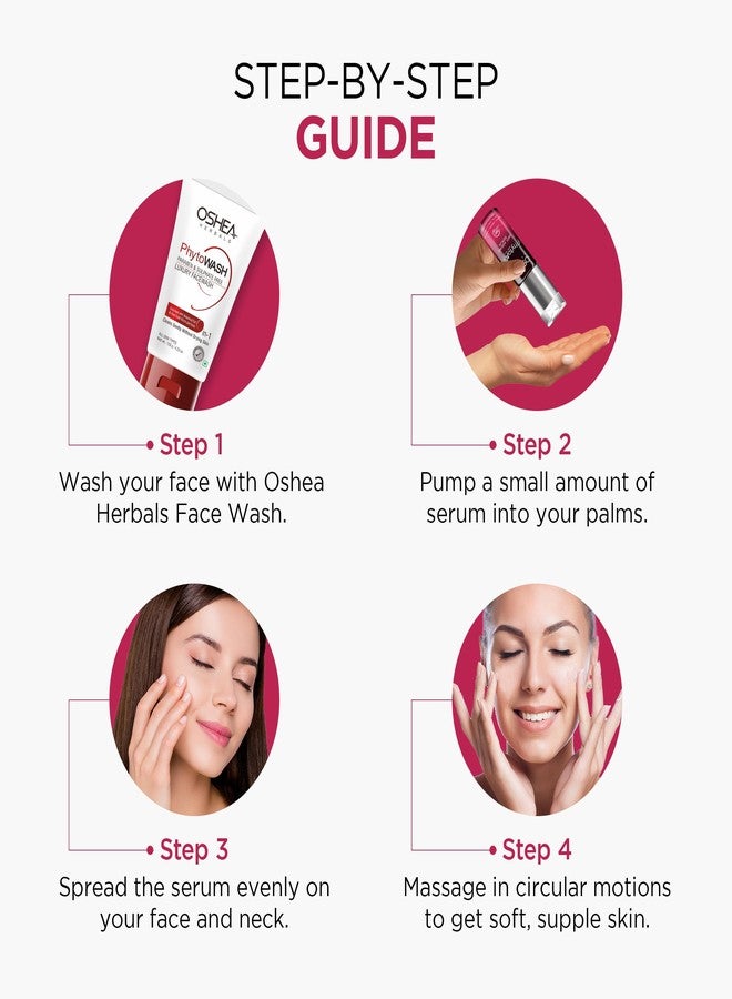 Oshea PhytoAge Reversal Anti Ageing Face Serum for Men & Women | Reduce Wrinkles & Fine Lines | Boosts Natural Glow & Improves Firmness | Enriched with Aloevera Extract | All Skin Types(Pack of 2)40ml - Image 5