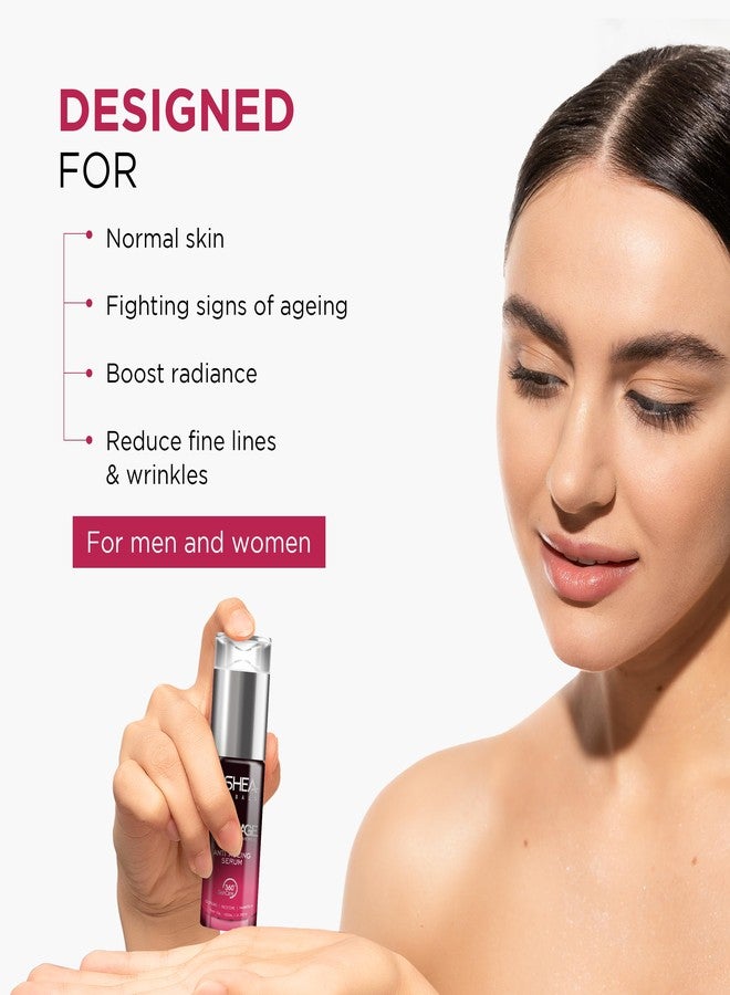 Oshea PhytoAge Reversal Anti Ageing Face Serum for Men & Women | Reduce Wrinkles & Fine Lines | Boosts Natural Glow & Improves Firmness | Enriched with Aloevera Extract | All Skin Types(Pack of 2)40ml - Image 2