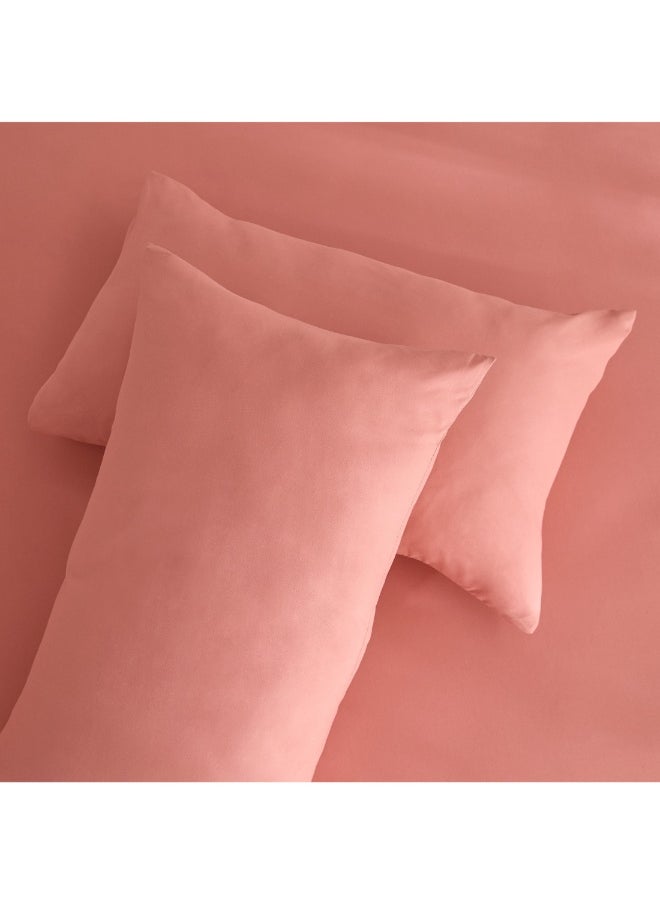 Home Box - Derby 2-Piece Solid Microfiber Pillowcase Set 45 X 70 Cm - Image 1