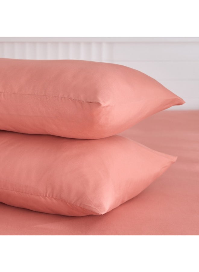 Home Box - Derby 2-Piece Solid Microfiber Pillowcase Set 45 X 70 Cm - Image 1