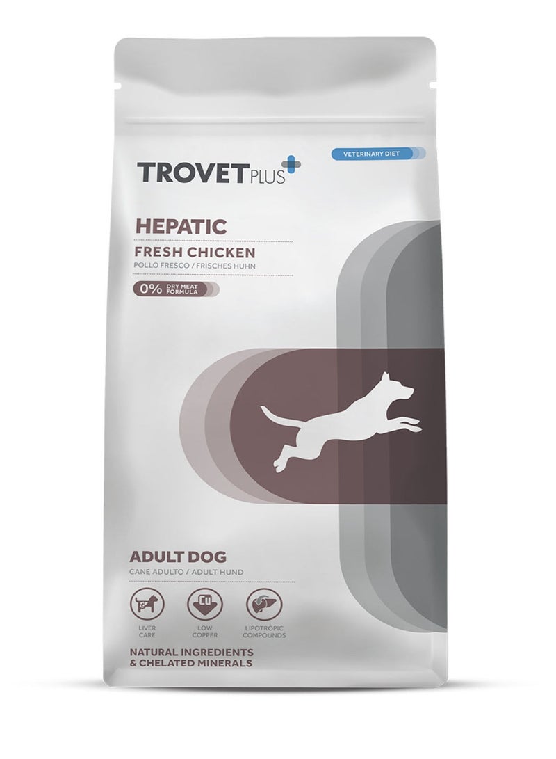 Trovet Trovet Plus Adult Dog Hepatic Chicken Veterinary Diets 3kg - Image 1