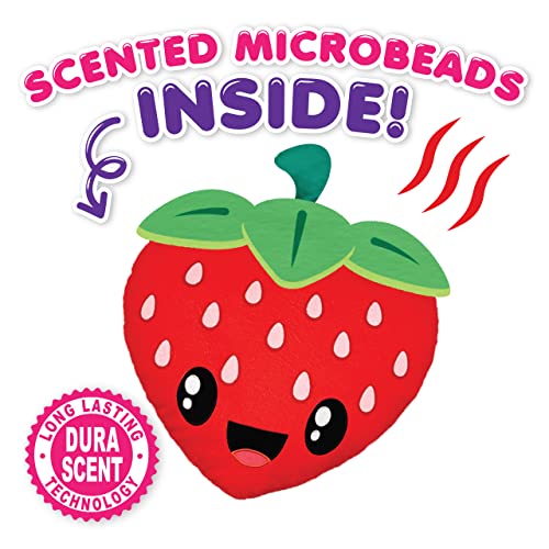 Scentco Smillows - Patented Gourmet Scented Stuffed Plush Pillows (Strawberry) - Accent, Throw, Decorative Pillows - Kids Room Decor, Gift for Kids - Image 2