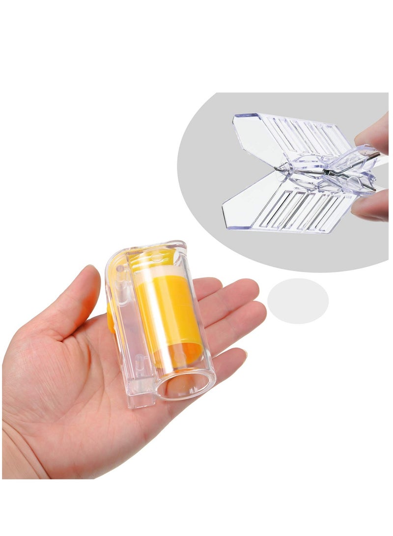 Generic 5 Pieces Plastic Bee Queen Clips Transparent Bee Cages with Queen Bee Marking Bottle for Beekeepers Mark Tool(1 pcs Marker Bottle +5 pcs Clip) - Image 4
