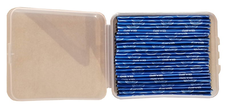 Harzole TS-4V50 Gray Gum Poly Wrapped Inserts tire repair plug 4“ length, 50pcs/box - Image 1