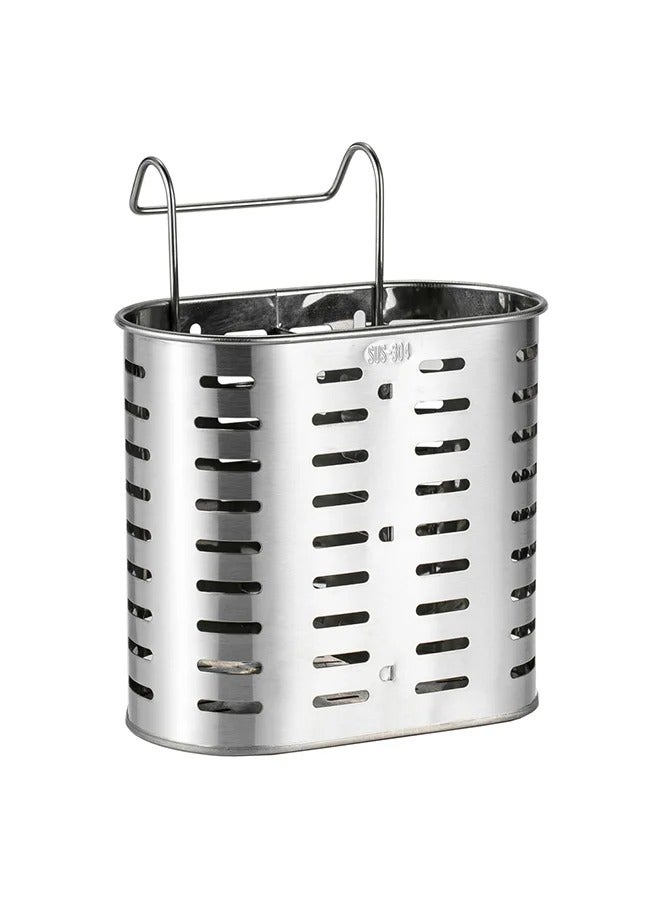 Kitchen Utensils Drying Out Holder Silver  - Image 1