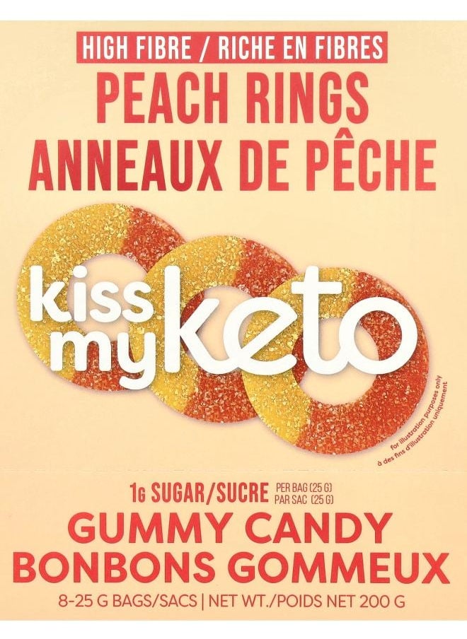 Gummy Candy Peach Rings 8 Bags 0.88 oz (25 g) Each - pzsku/Z994270CA05AF99FC62BBZ/45/_/1740571628/c3d301fd-38ba-46c4-bc9c-77e0c406aaf9