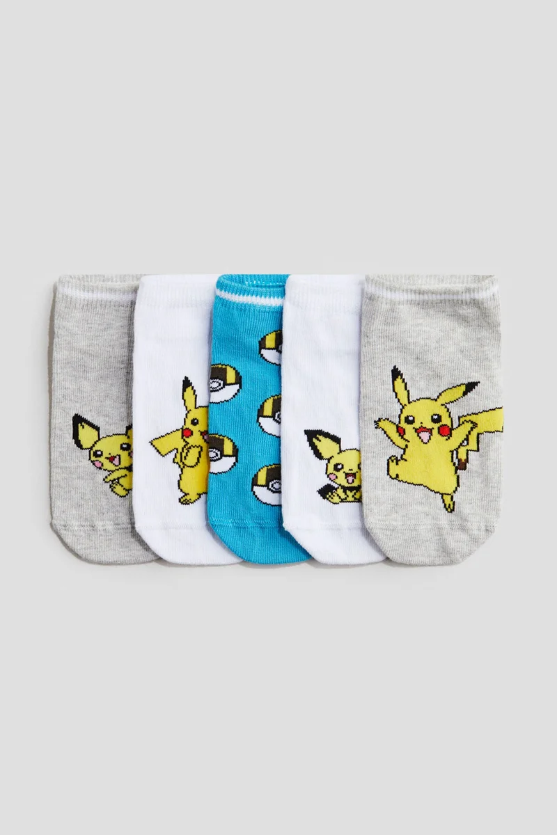 H&M 5-pack intarsia motif socks