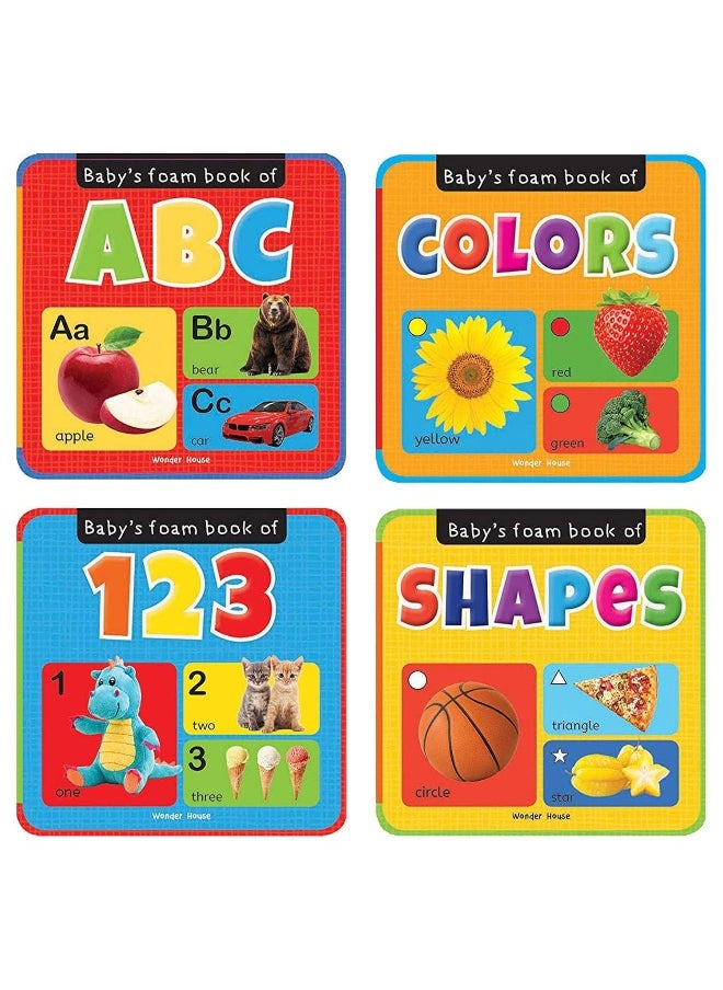 null - My First Gift Set of Foam Books: Foam Books For Babies (ABC Alphabet, 123 Numbers, Colors, Shapes) - Image 1