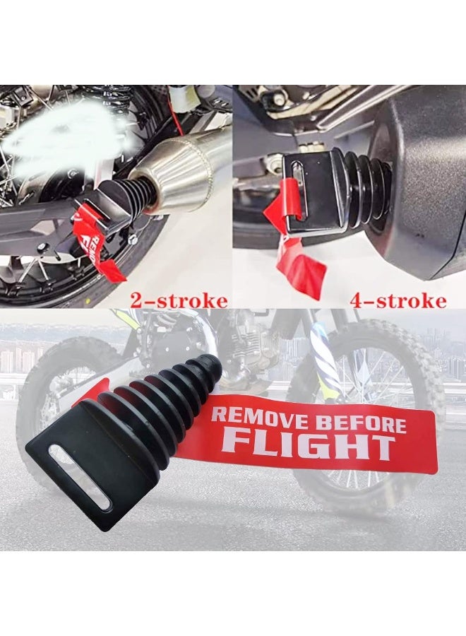 P1TOOLS P1Tools Muffler Exhaust Wash Plug 0.8 "to 2.2", Rubber Exhaust Silencer Wash Plug for 2 Stroke and 4 Stroke Motorcycle Dirt Bike and ATV, QUAD - Image 3