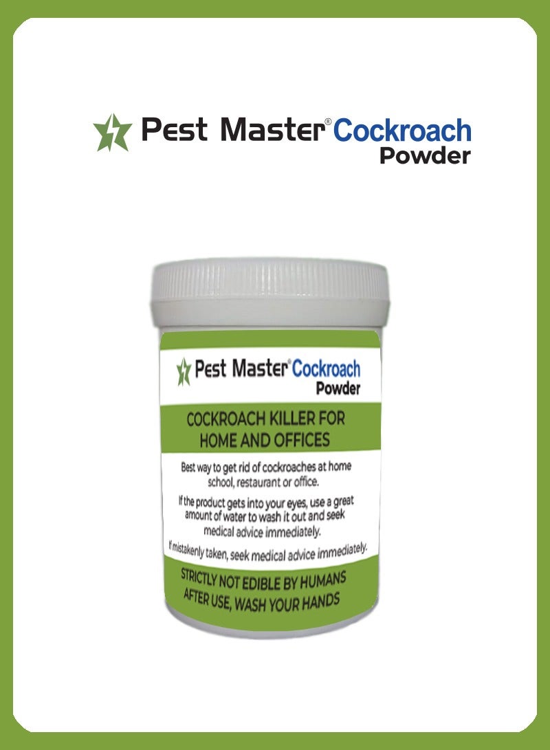 Pest Master مسحوق الصراصير هو الحل لحياة خالية من الآفات