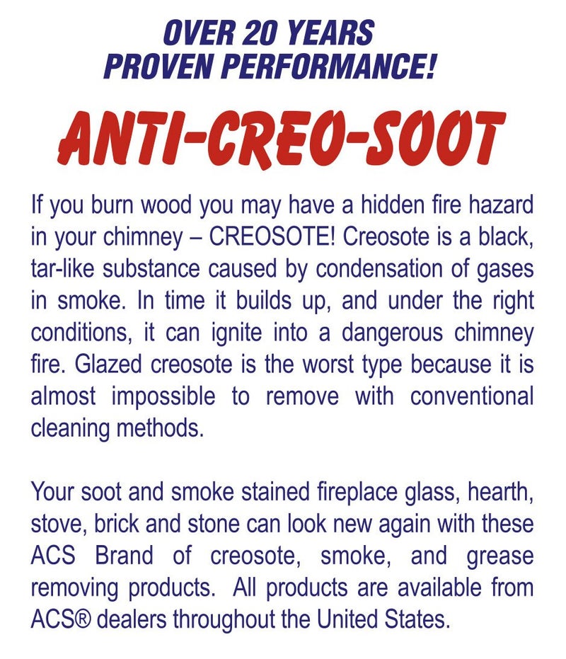ACS Anti-Creo-Soot Liquid 32 Ounce - Image 2