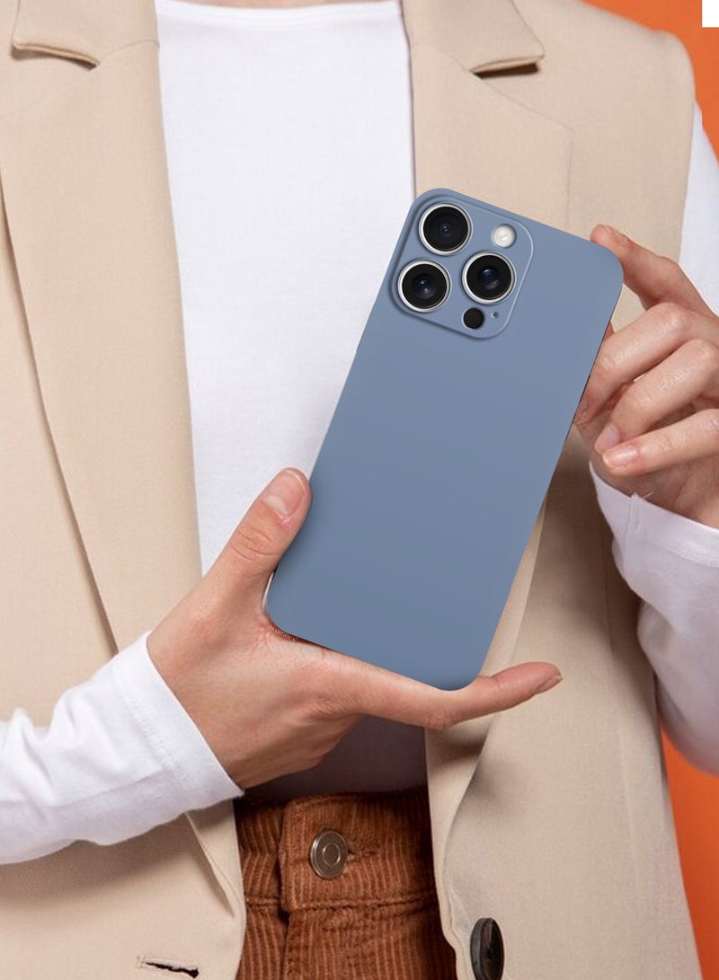 CATANES 2Packs Thin Case for iPhone 16 Pro Max, Back Cover Sturdy Durable Ultra-Thin Case Drop Protection Cover Clear - Blue - Image 4