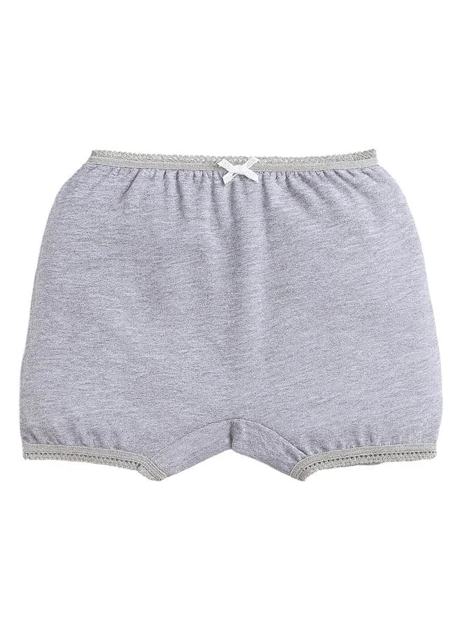 victor and jane Victor And Jane Pack of 3 - Girls Solid Bloomers with Bow Detail