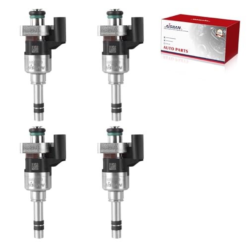 AISHAN Set of 4 Fuel Injectors 55577403 Injector for Buick Encore 20162019 for Chevy Cruze Malibu 20162019 Equinox 2018 2019 for GMC Terrain 2018 2019 L4 14L 15L 16L 12644767 FJ1293 6 Holes - Image 1