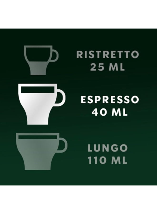 ستاربكس كبسولات ستاربكس كافيه فيرونا ريستريتو لآلات نسبريسو - تحميص داكن، درجة كثافة 10 - 10 كبسولات - Image 4