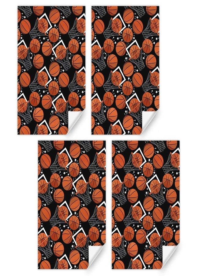 Boerni Basketball Wrapping Paper for Boys Girls, Shoot a Basket/Basketball Patterns on Black Gift Wrap Paper - Sports Soccer Ball Theme Design Art Paper for Kids Men Women Birthday Baby Shower Holiday - Image 3
