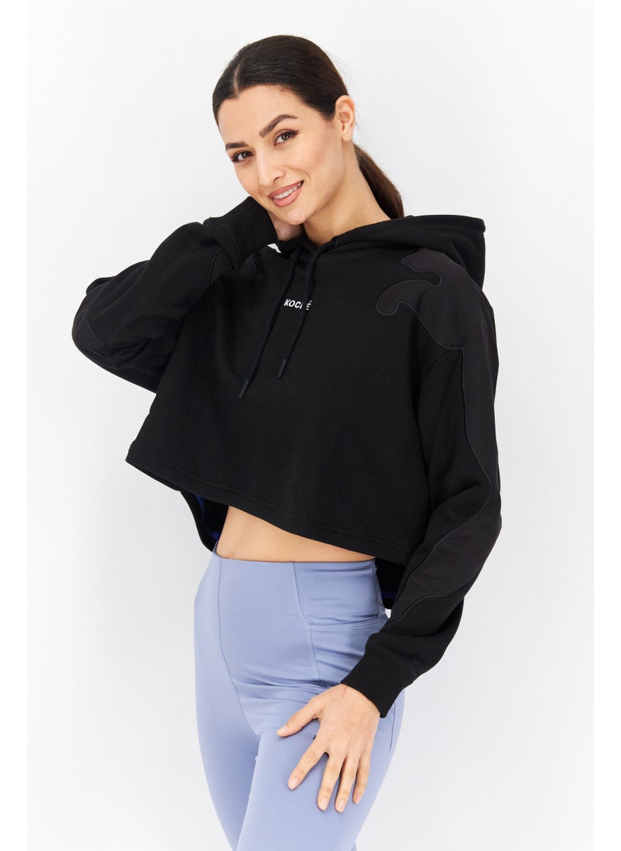 PUMA Puma x Koche Women Sportswear  Fit Embroidered Outdoor Crop Hoodie, Black  - Image 2