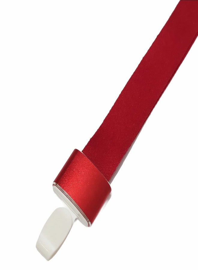 كيدولتز حامل بطاقات هوية عمودي فاخر من الألومنيوم من كيدولتز مع حبل ويويو معدني قابل للسحب - ألوان متنوعة (مجموعة واحدة - حامل بطاقة هوية واحد، حبل واحد، خطاف واحد ويويو معدني واحد) (أحمر عمودي) - Image 2