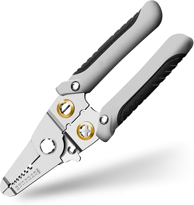 KRLZ Wire Stripper MultiFunction Wire Strippers Wire Stripper Tool Wire Crimping Tool Wire Cutter Electrical Wire Crimper Tool Wire Strippers Electrical - Image 1