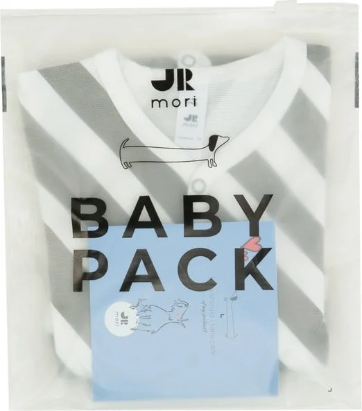 Jrmori Sideways Stripe Printed Jumpsuit with Snap Fasteners