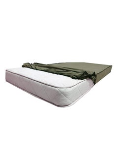 NORTH FIELD North Field Waterproof Plastic Mattress Protection Sheet for Baby and Adult Poly Plastic Rubber Double Bed Sheet Double BedKing Size 72 x 75 Inch Dark Green  - Image 3