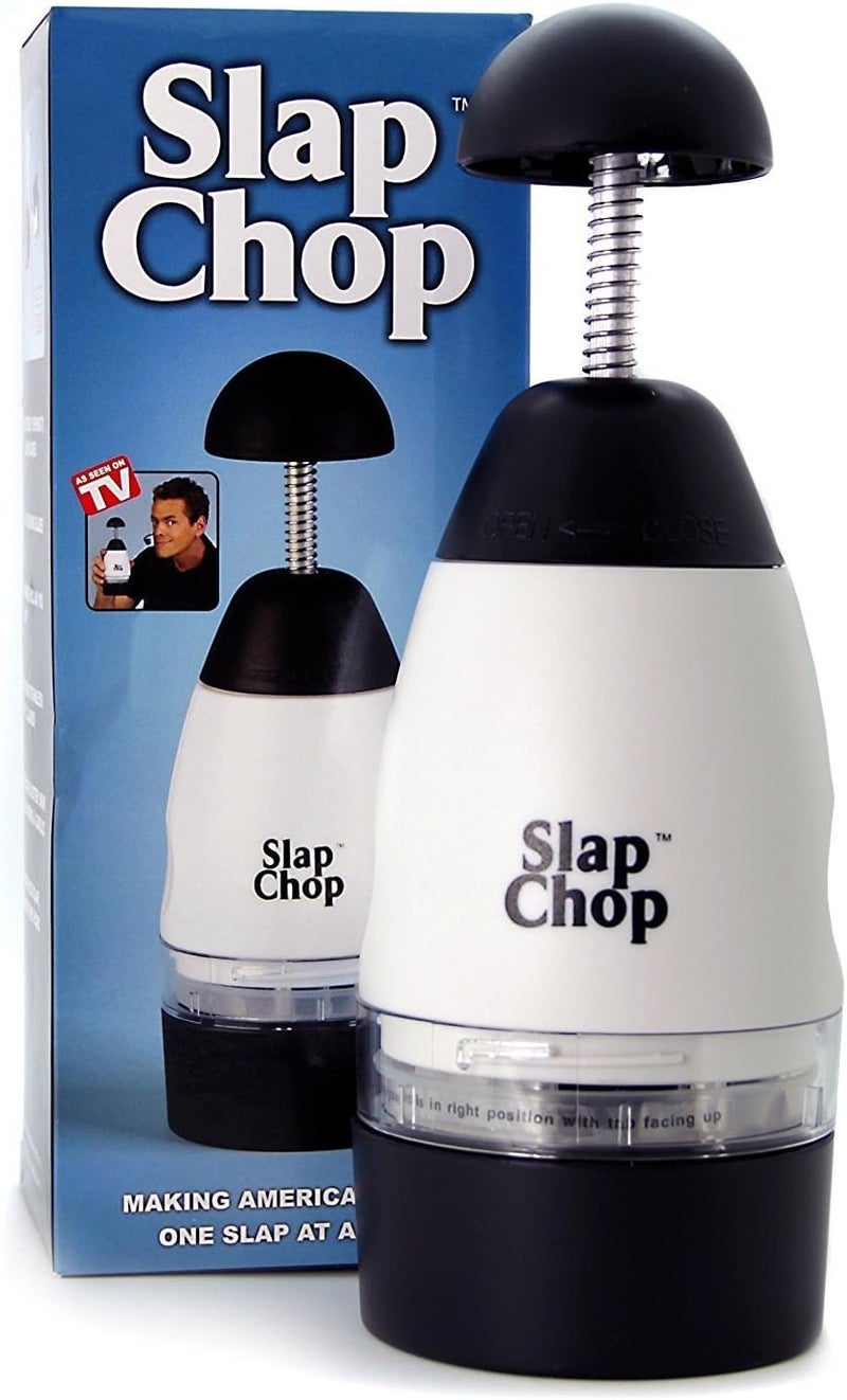 Slap Chop Original Slicer with Stainless Steel Blades - Vegetable Chopper Gadget for Salads - Image 1