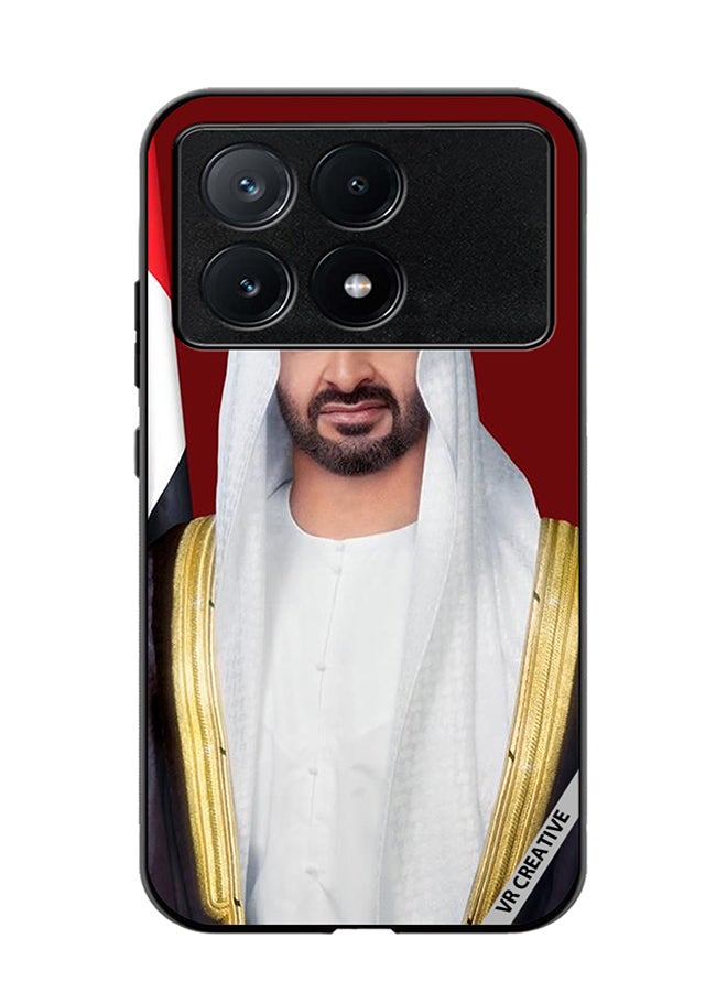 VR CREATIVE Protective Case Cover For Xiaomi Poco X6 Pro Sheikh Mohamed Bin Zayed Al Nahyan Design Multicolour - Image 1