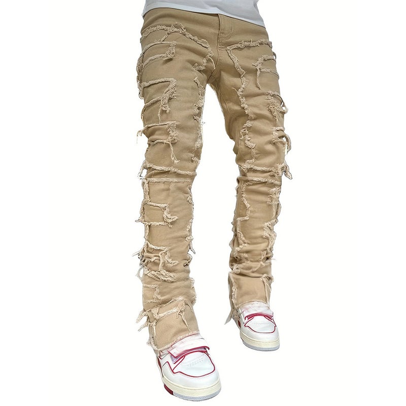 Unisex Classic Denim Jeans Loose Fit Daily Outdoor Wear - Image 5