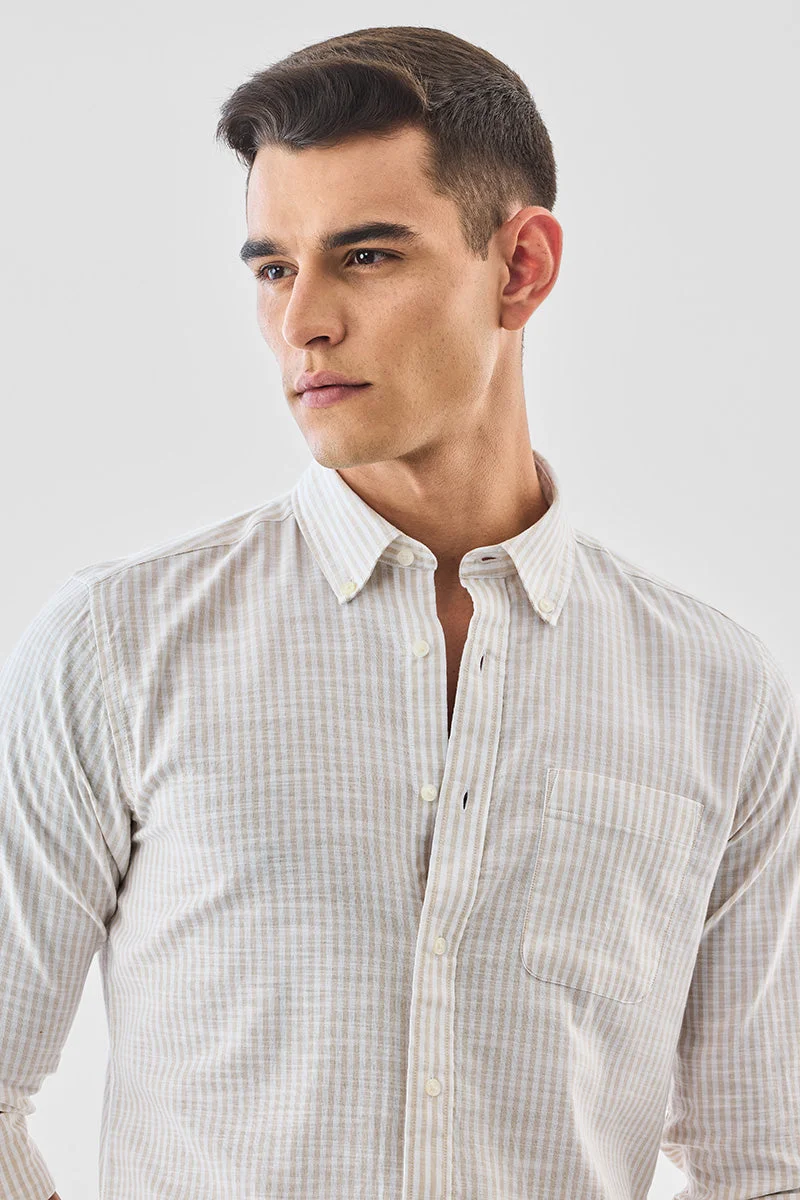 SNITCH Luxe 100% Cotton Slim Fit Shirt