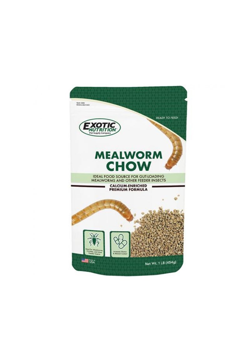 EXOTIC NUTRITION Exotic Nutrition Mealworm Chow - 454g 
