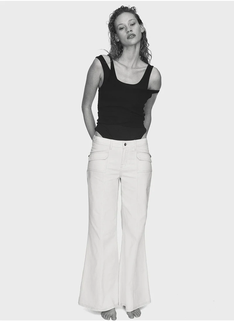 اتش اند ام Wide Leg Pants