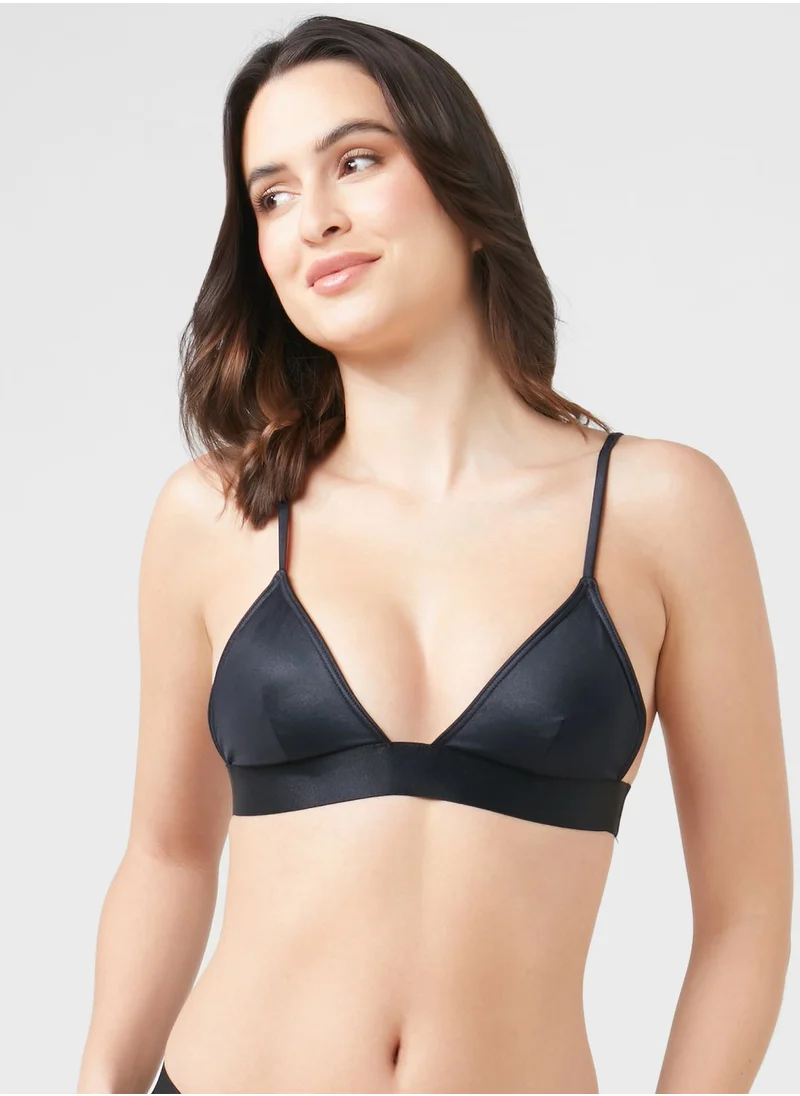 CALVIN KLEIN Plunge Neck Bikini Top