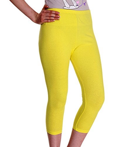 FeelBlue Women's Cotton Casual/Gym/Sports 3/4th Capri, Free Size - Image 3