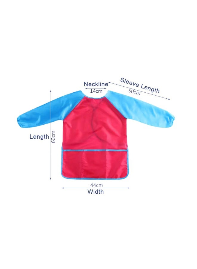 المنزل الذكي هوم سمارت مجموعة رسم وأشغال يدوية للأطفال الصغار، ٢٥ قطعة. تحتوي المجموعة على مريلة، وفرشاة مكنسة، وفرشاة إسفنجية ملونة، وفرشاة إسفنجية دوارة، وفرش بلاستيكية، وإسفنجة مستديرة، وفرش سمكة صغيرة، ولوحة ألوان بلاستيكية. هدايا إيدل للأطفال. - Image 2