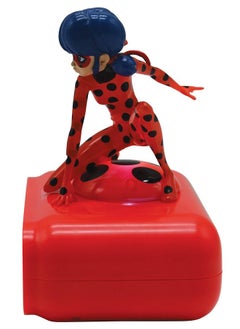 Lexibook Lexibook - Miraculous Digital Alarm Clock with Night Light Snooze, Clock, Luminous Ladybug, Red colour - RL800MI  - Image 2