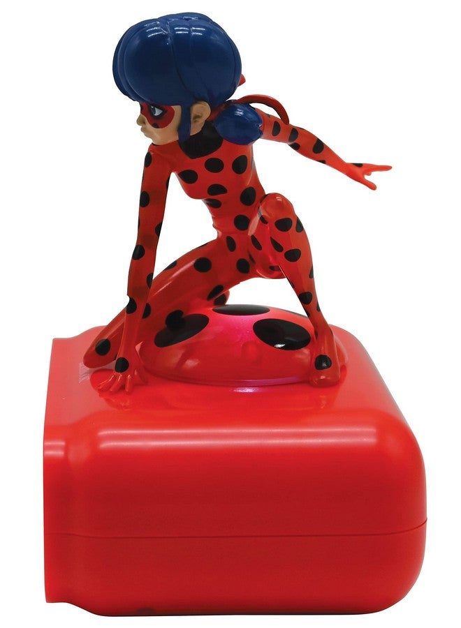 Lexibook - Miraculous Digital Alarm Clock with Night Light Snooze, Clock, Luminous Ladybug, Red colour - RL800MI - Image 2